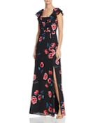 Donna Karan Floral Maxi Dress