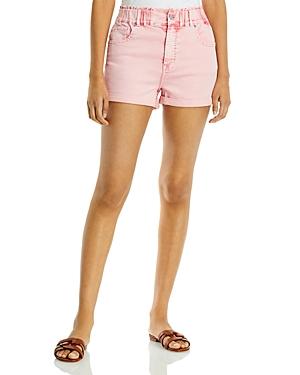 Aqua Paperbag Denim Shorts - 100% Exclusive