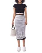 Simon Miller Pluto Ruched Midi Skirt