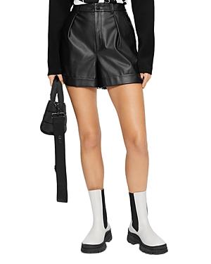 Ted Baker Pawa Faux Leather Shorts