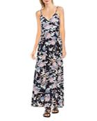Vince Camuto Poetic Blooms Sleeveless Printed Maxi Dress