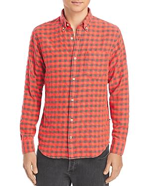 Nn07 Levon Checked Flannel Button Down Shirt