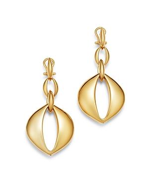 Bloomingdale's Oval Drop Earrings In 14k Yellow Gold - 100% Exclusive