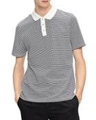 Ted Baker Striped Contrast Polo Shirt