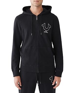 True Religion Zip Front Logo Hoodie