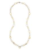 Alor Gray, Rose & Yellow Cable Loop Necklace, 36