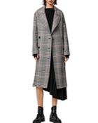 Allsaints Tyla Check Trench Coat