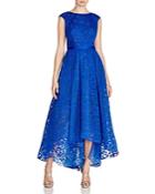 Js Collections Lace High/low Gown