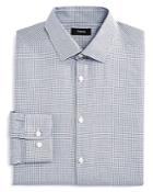 Theory Privilege Houndstooth Slim Fit Dress Shirt