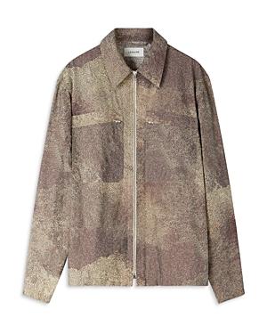 Lemaire Oversized Printed Zipped Overshirt