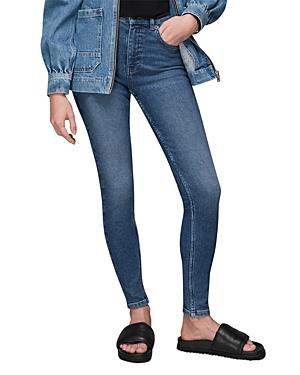 Whistles Sculpted Skinny Jeans In Denim