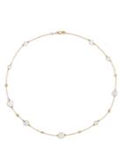 Bloomingdale's Cultured Freshwater Pearl & Diamond Station Statement Necklace In 14k Yellow Gold, 18 - 100% Exclusive