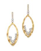 Bloomingdale's Diamond Drop Earrings In 14k Textured Yellow Gold, 1.0 Ct. T.w. - 100% Exclusive