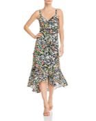 Parker Melody Floral-printed Back-cutout Dress