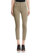 J Brand Alana Sateen Jeans In Silver Sage - 100% Exclusive