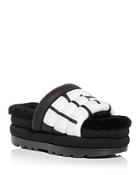 Ugg Women's Maxi Shearling Platform Slide Sandals