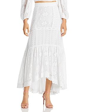 Loveshackfancy Sisto Eyelet Embroidered Skirt