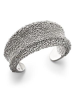 Roberto Coin Sterling Silver Stingray Textured Cuff Bracelet
