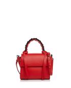 Elena Ghisellini Angel Sensua Mini Top Handle Leather Handbag