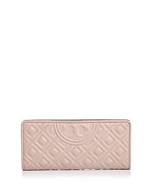 Tory Burch Fleming Slim Quilted Leather Wallet
