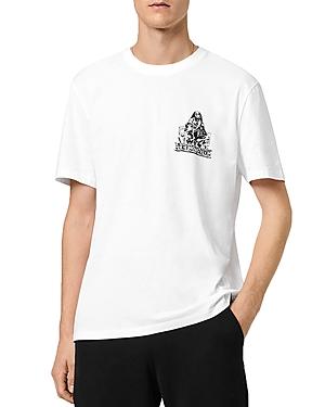 Allsaints Troglodyte Graphic Cotton Crewneck Tee