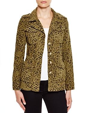 Sundry Army Twill Cheetah Jacket - Bloomingdale's Exclusive