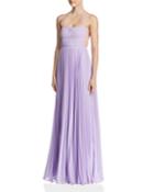 Fame And Partners Erina Pleated Cutout Gown