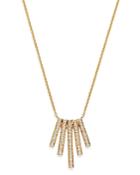 Moon & Meadow Diamond Five Bar Necklace In 14k Yellow Gold, 0.18 Ct. T.w. - 100% Exclusive