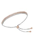 Bloomingdale's Diamond Double-row Bolo Bracelet In 14k White & Rose Gold, 1.50 Ct. T.w. - 100% Exclusive