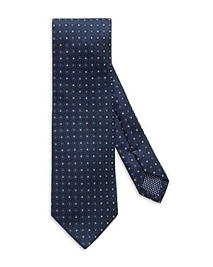 Eton Medallion Print Silk Tie
