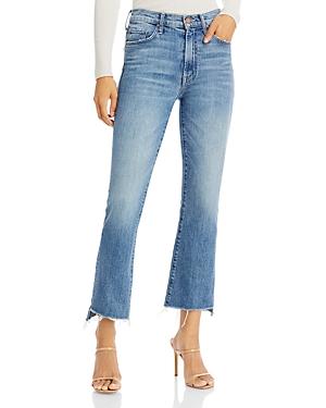 Mother The Inside Step Hem Jeans In Scenic Route