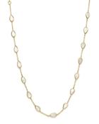 Ippolita 18k Yellow Gold Rock Candy Station Necklace With Mother-of-pearl, 16