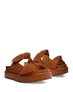 Alexandre Birman Women's Clarita Knotted Platform Slide Sandals