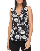 B Collection By Bobeau Lily Floral-print Sleeveless Top