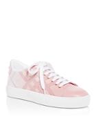 Burberry Women's Westford Perforated Check Low-top Sneakers