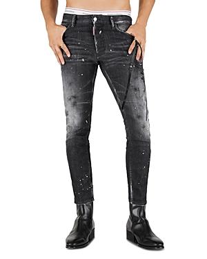 Dsquared2 Icon Talent Skater Slim Fit Jeans In Black