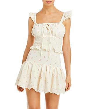 Vintage Havana Smocked Floral Print Dress