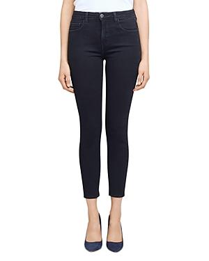 L'agence Margot High Rise Skinny Ankle Jeans In Tru Blu
