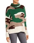525 America Camouflage Turtleneck Sweater
