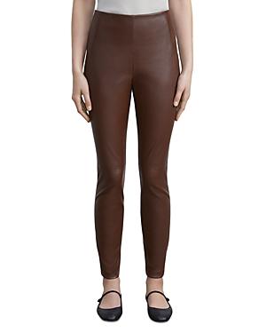 Lafayette 148 New York Greenwich Leather Ankle Leggings