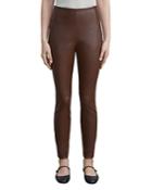 Lafayette 148 New York Greenwich Leather Ankle Leggings
