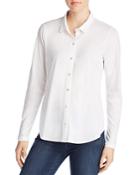 Eileen Fisher Petites Organic Cotton Classic Collar Shirt