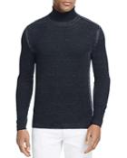 John Varvatos Collection Reverse Print Silk-cashmere Turtleneck Sweater - 100% Bloomingdale's Exclusive