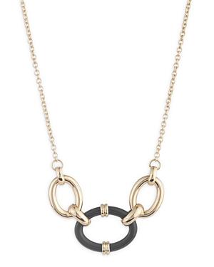 Lauren Ralph Lauren Tortoise Link Pendant Necklace, 19