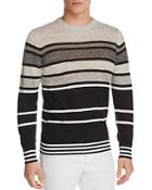 Diesel K-colonial Striped Linen Blend Sweater