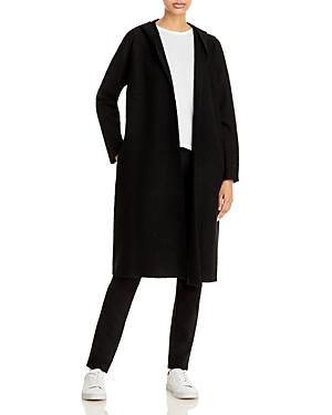 Eileen Fisher Hooded Open Front Jacket