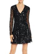 French Connection Inari Sequined V-neck Mini Dress - 100% Exclusive