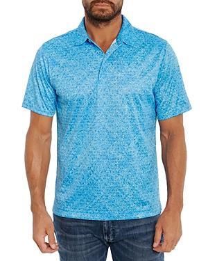Robert Graham Downdrift Printed Classic Fit Performance Polo Shirt
