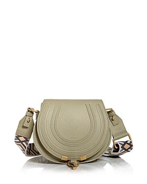 Chloe Marcie Small Saddle Leather Crossbody