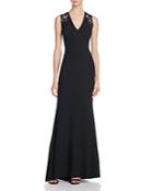 Js Collections Illusion Lace Detail Gown
